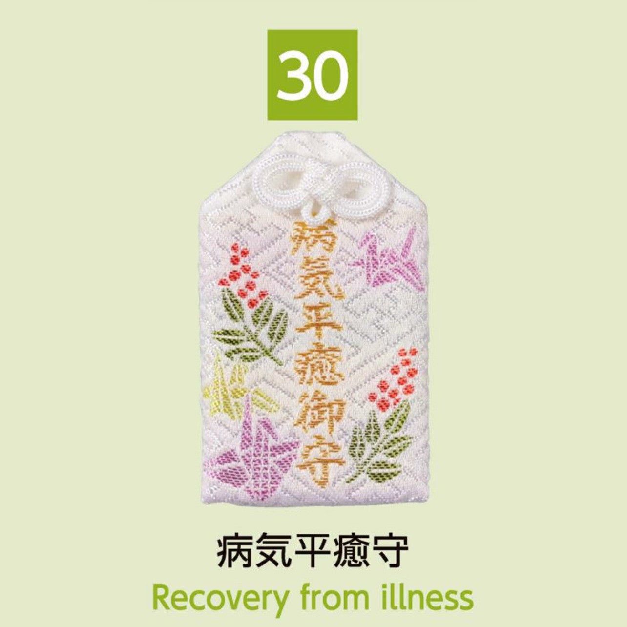 (30) Recovery From Illness 病気平癒守