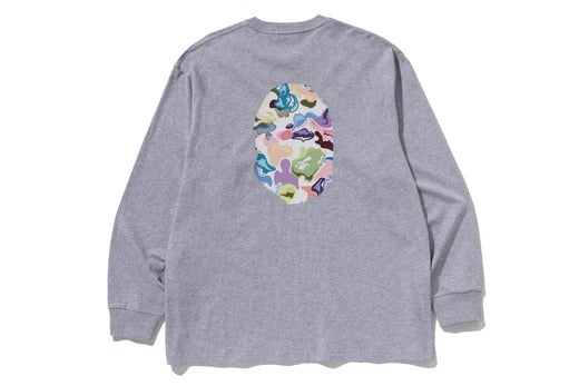ART CAMO APE HEAD RELAXED FIT LS TEE
