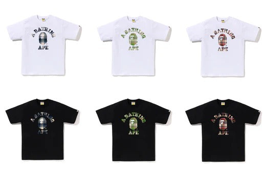 BAPE CHECK COLLEGE TEE
