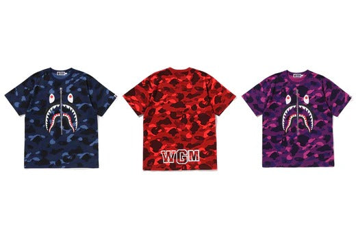 COLOR CAMO SHARK TEE