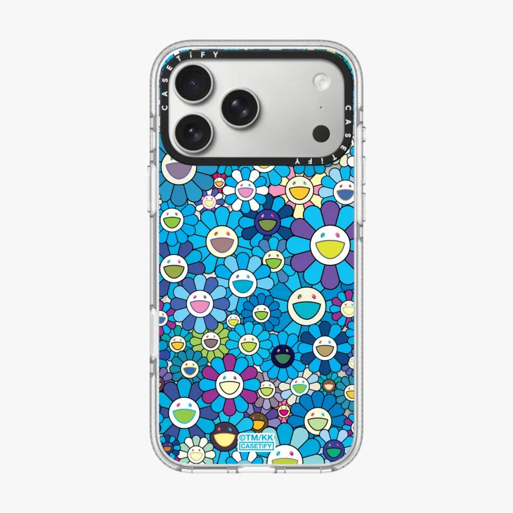 FLOWERS BLOOM (BLUE) PHONE CASE