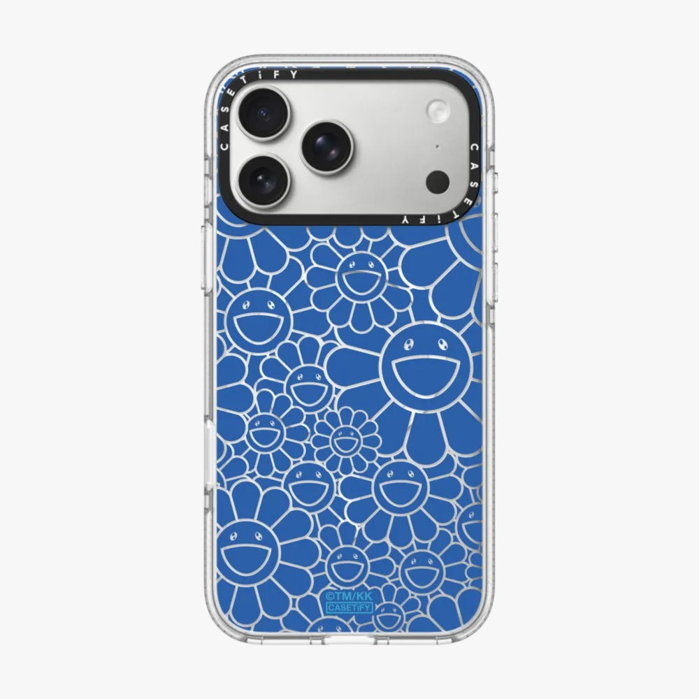 MULTI-FLOWERS (BLUE) PHONE CASE