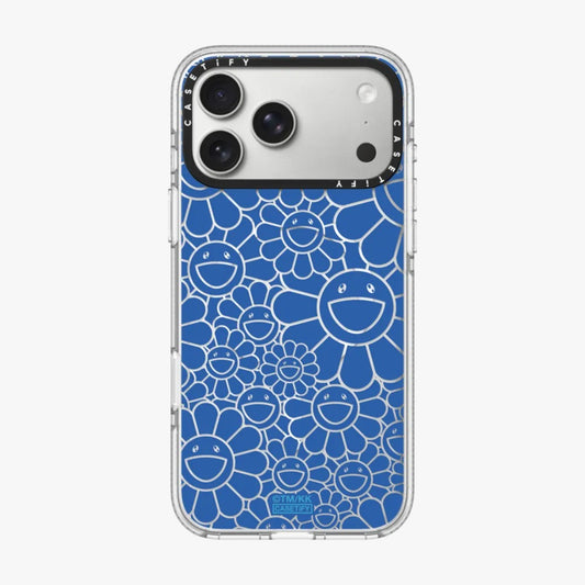 MULTI-FLOWERS (BLUE) PHONE CASE