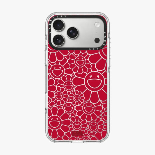 MULTI-FLOWERS (RED) PHONE CASE