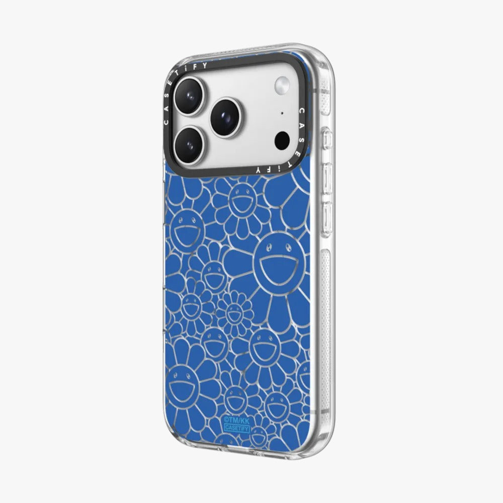MULTI-FLOWERS (BLUE) PHONE CASE