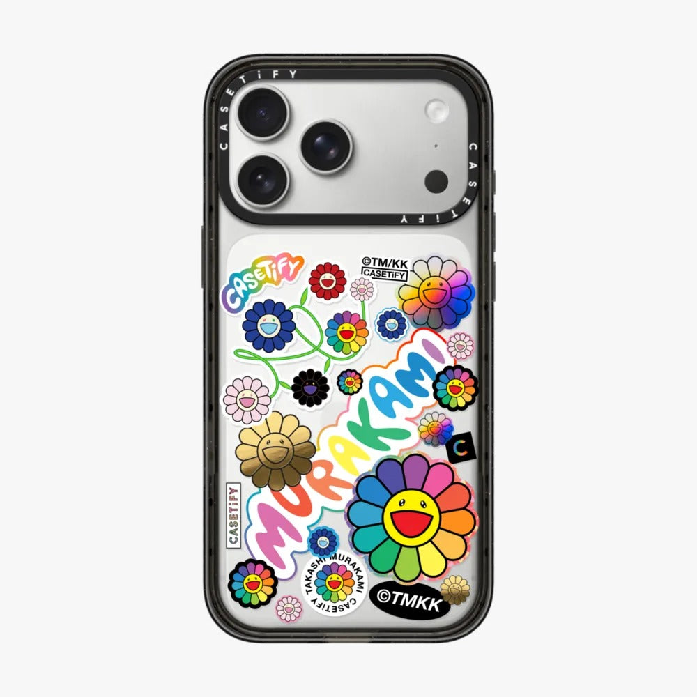 FLOWERS STICKER MANIA PHONE CASE