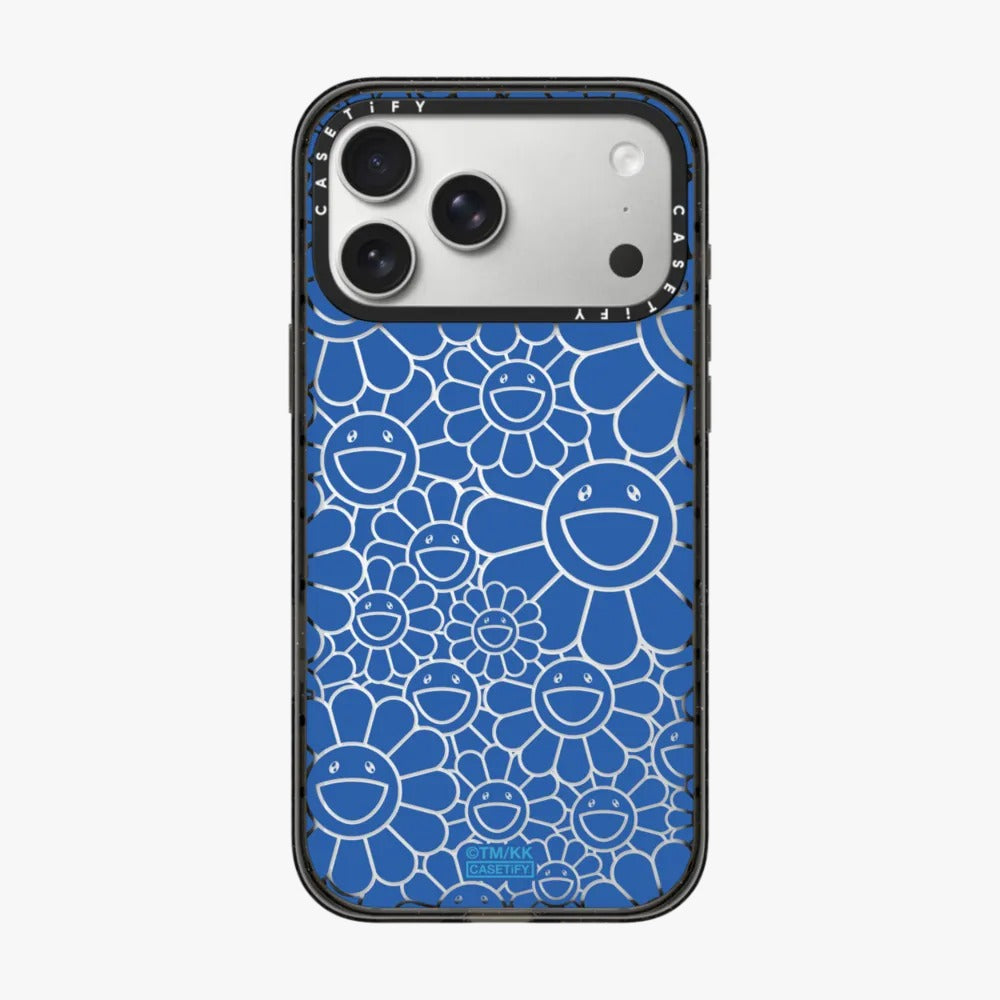 MULTI-FLOWERS (BLUE) PHONE CASE