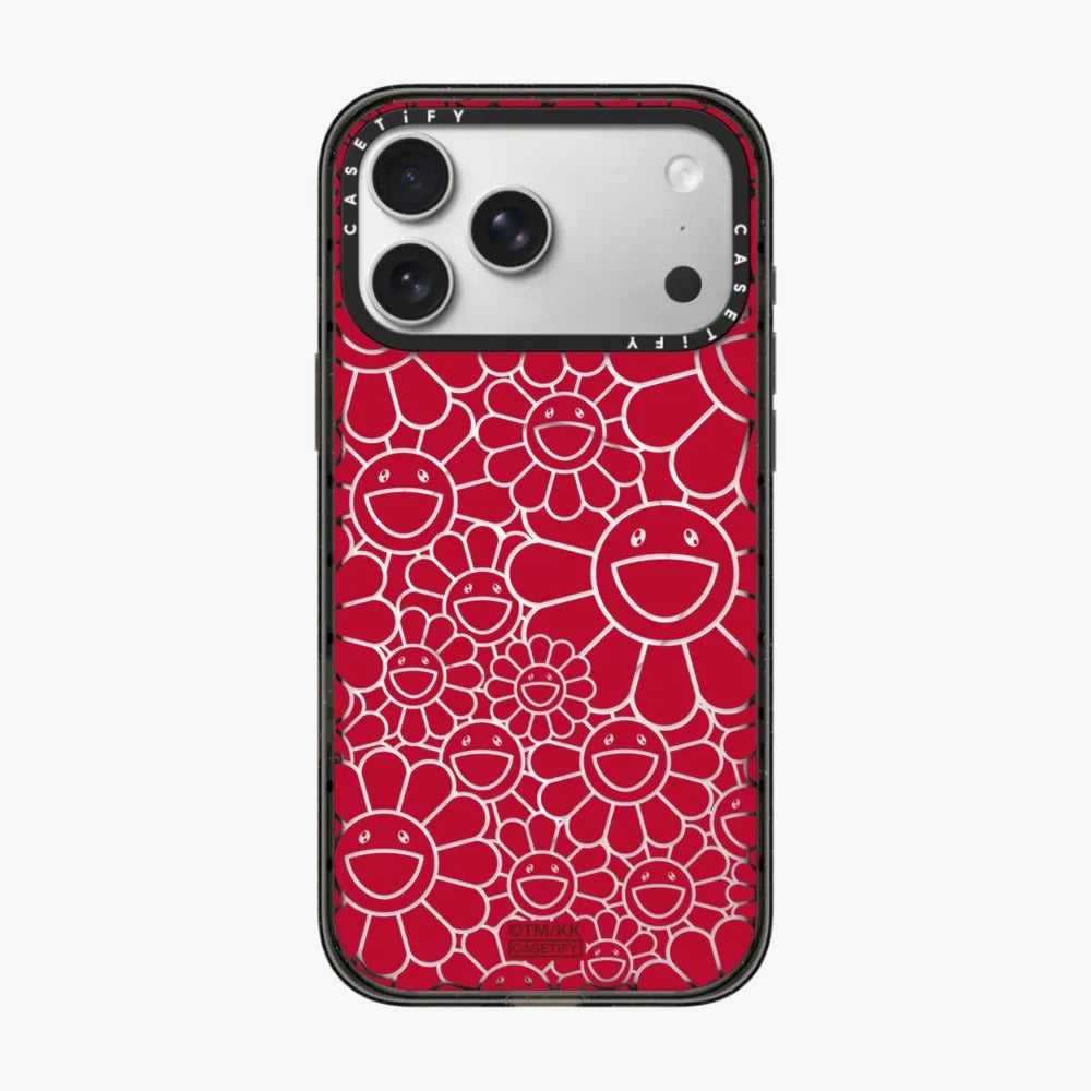 MULTI-FLOWERS (RED) PHONE CASE