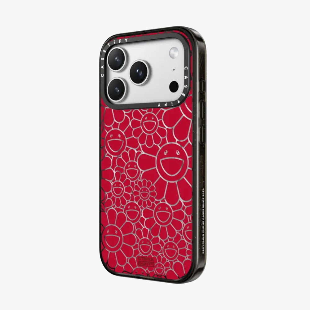 MULTI-FLOWERS (RED) PHONE CASE