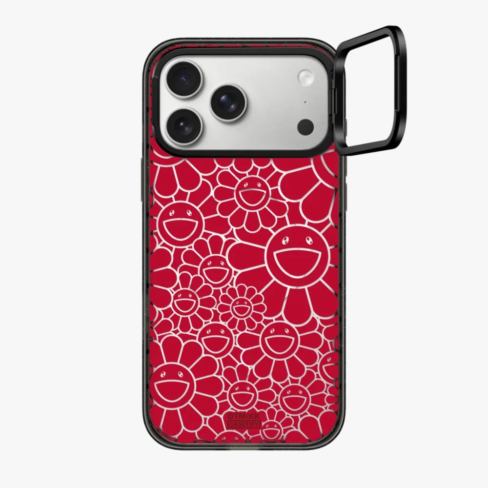 MULTI-FLOWERS (RED) PHONE CASE