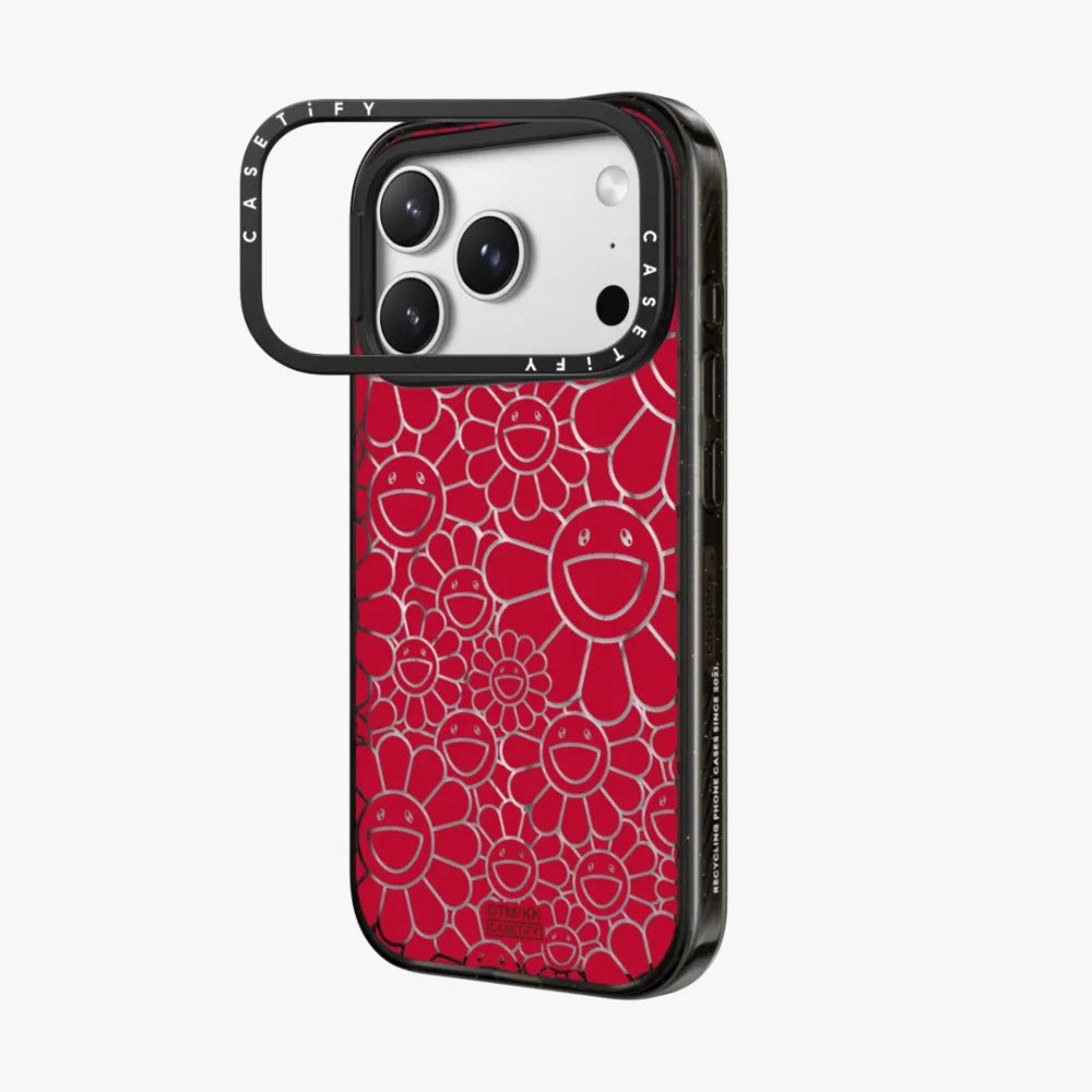 MULTI-FLOWERS (RED) PHONE CASE