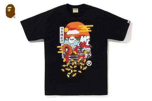 JAPAN CULTURE AUTUMN APE HEAD TEE