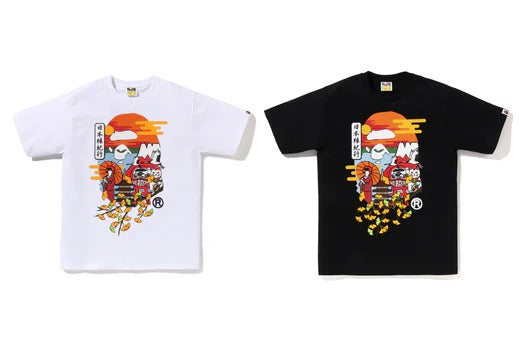 JAPAN CULTURE AUTUMN APE HEAD TEE