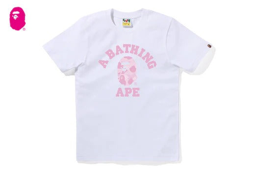 PASTEL COLOR CAMO COLLEGE TEE