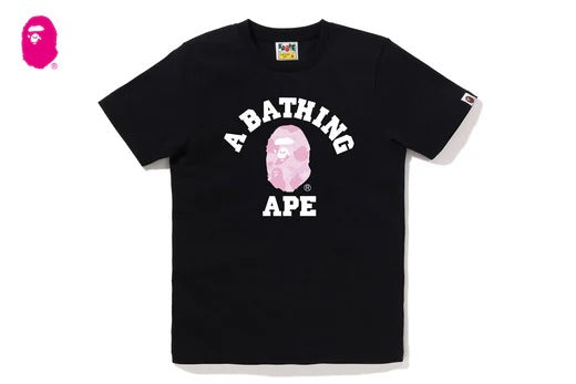 PASTEL COLOR CAMO COLLEGE TEE