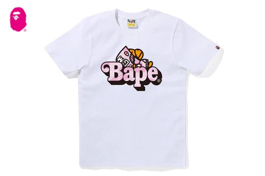 PASTEL COLOR CAMO SHARK MILO ON BAPE TEE