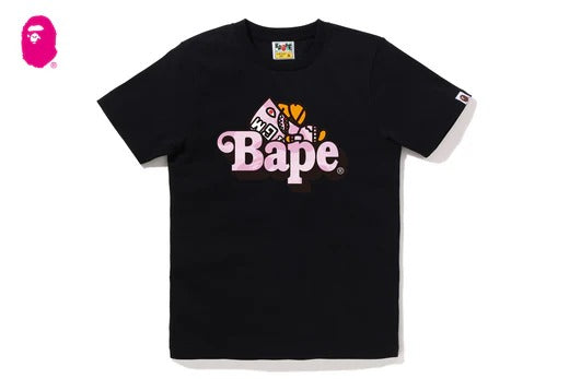 PASTEL COLOR CAMO SHARK MILO ON BAPE TEE