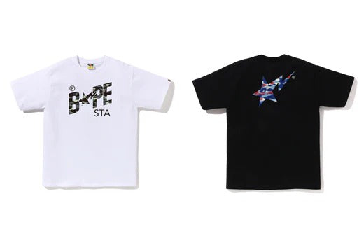 SCREEN CAMO BAPE STA TEE