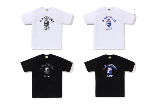 SCREEN CAMO COLLEGE TEE