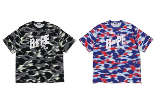SCREEN CAMO STA LOGO RELAXED FIT TEE