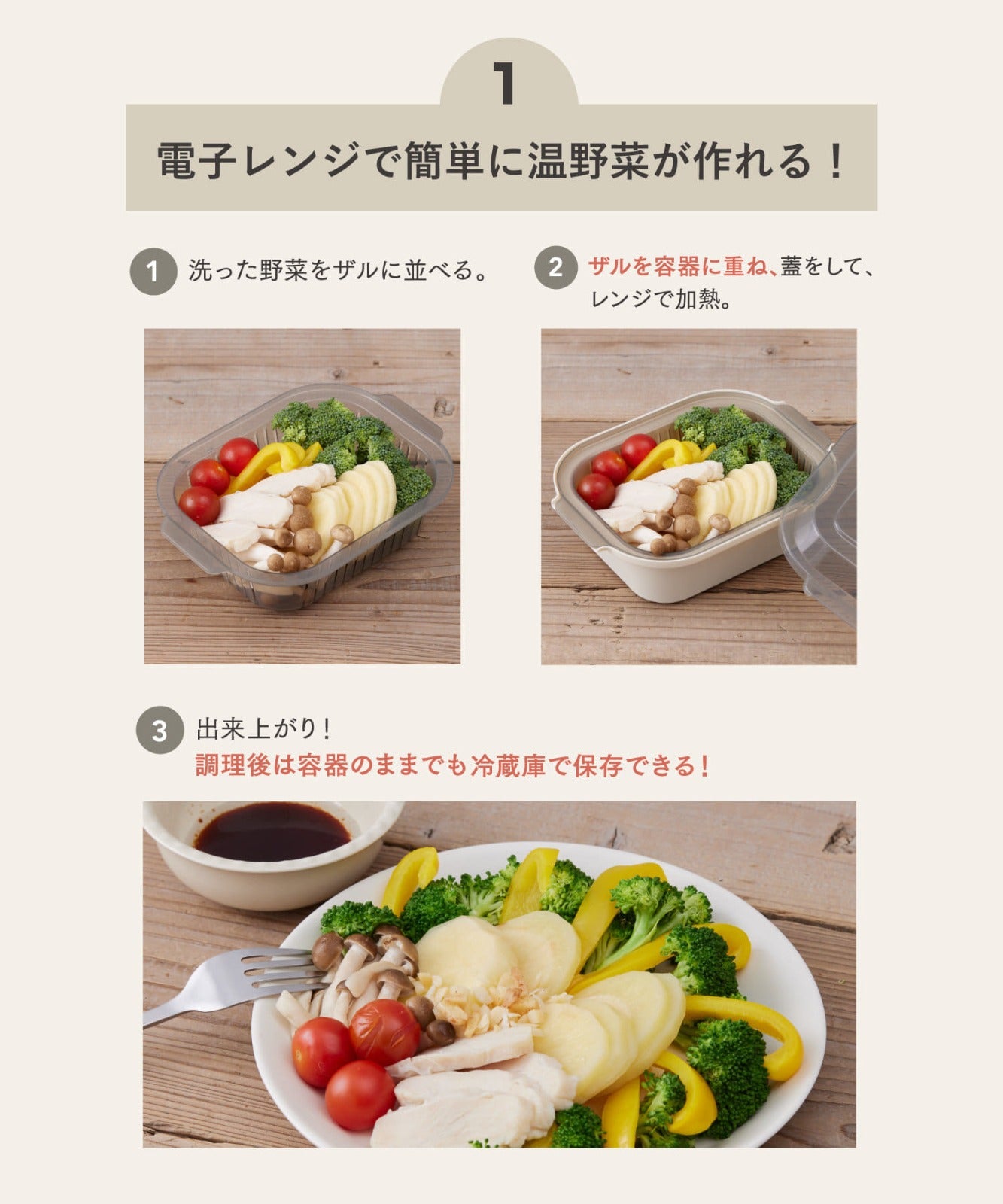 Steamed Vegetable Maker / KITINTO