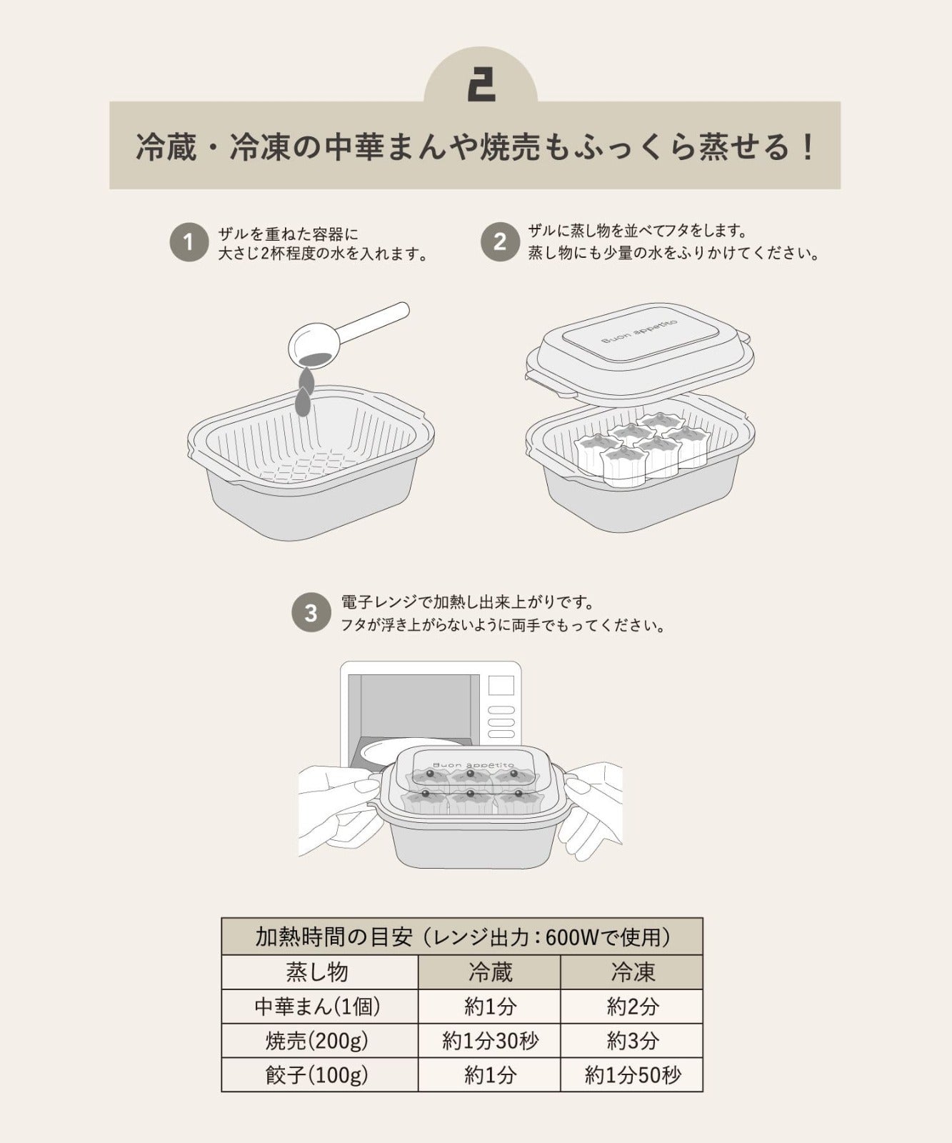 Steamed Vegetable Maker / KITINTO