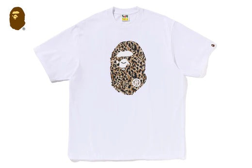 WILD LEOPARD PATTERN APE HEAD RELAXED FIT TEE