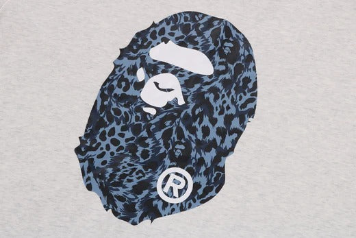 WILD LEOPARD PATTERN APE HEAD RELAXED FIT TEE